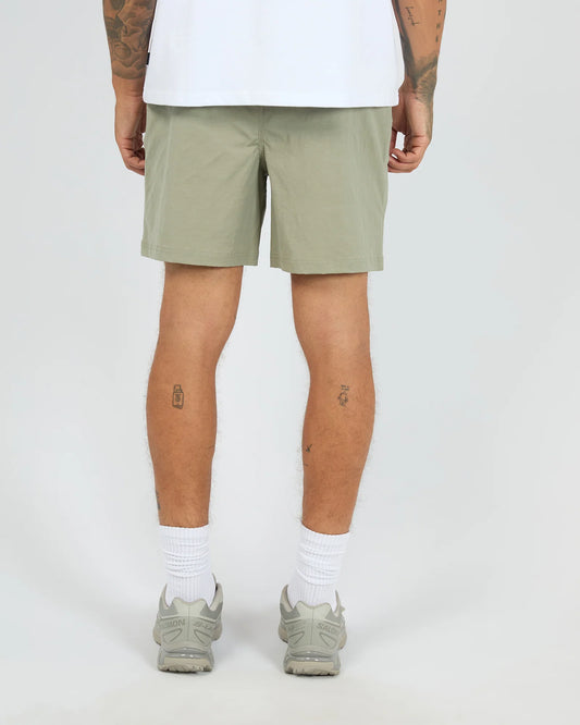 St Goliath Block Volley Shorts - Khaki | Men's Casual Volley Shorts
