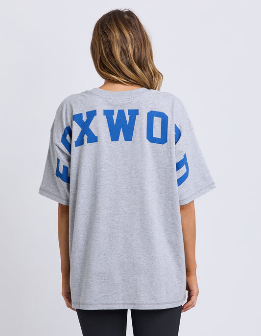 Foxwood Interval Tee - Grey Marle & Blue