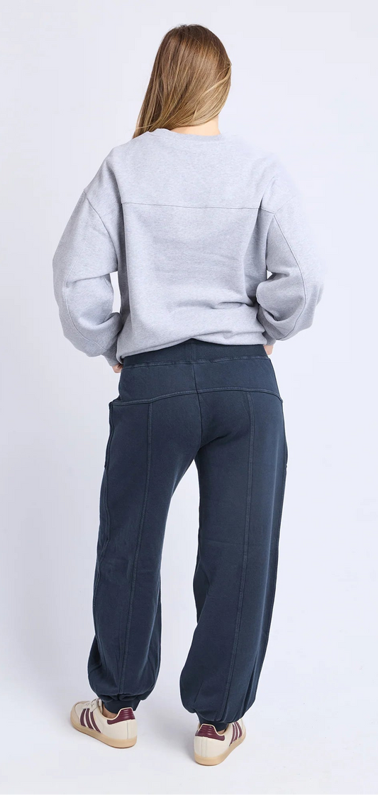 Foxwood Leo Trackpant - Dark Sapphire | Women’s Everyday Cotton Trackpants