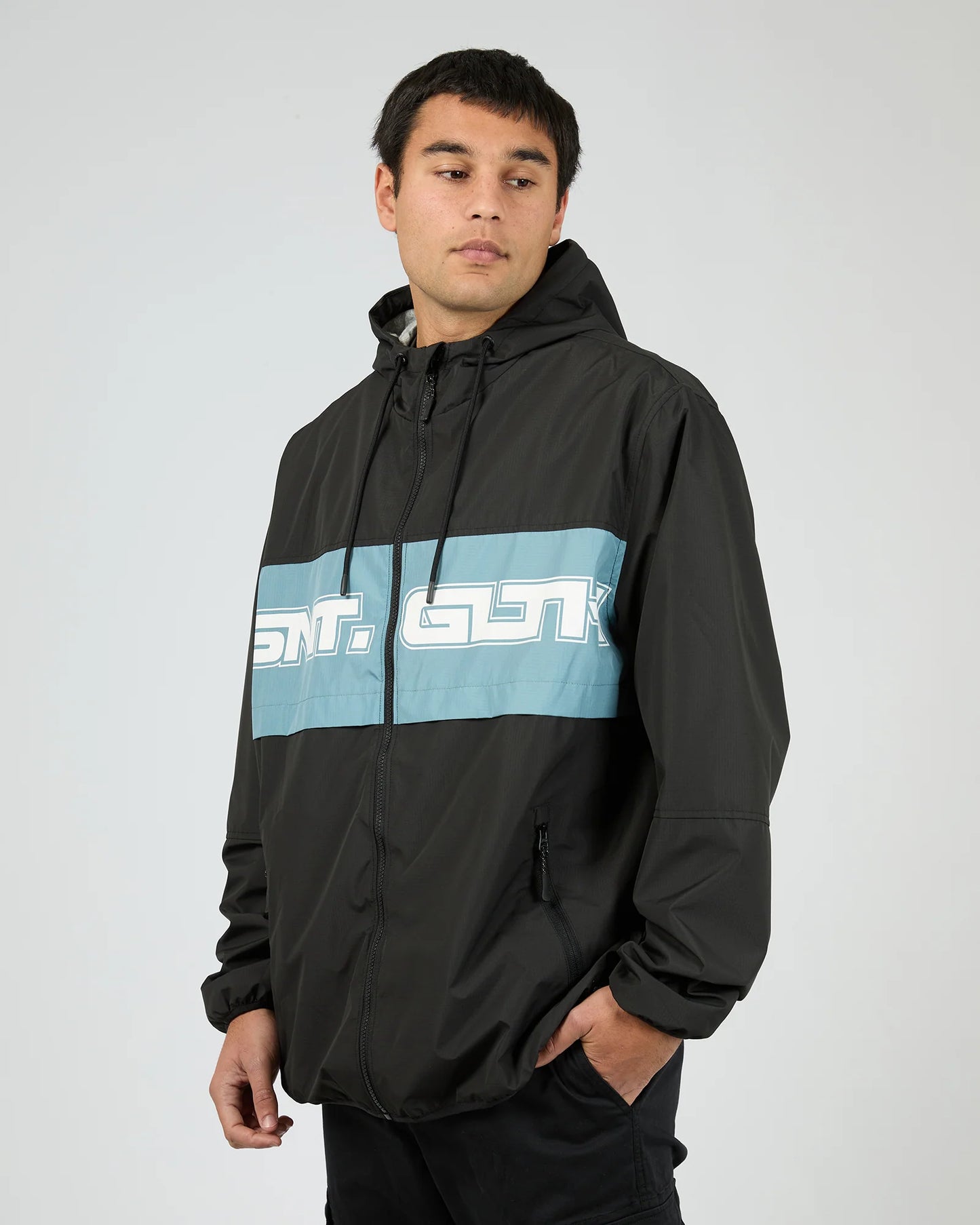 St Goliath Undercover Jacket – hooded black men’s jacket