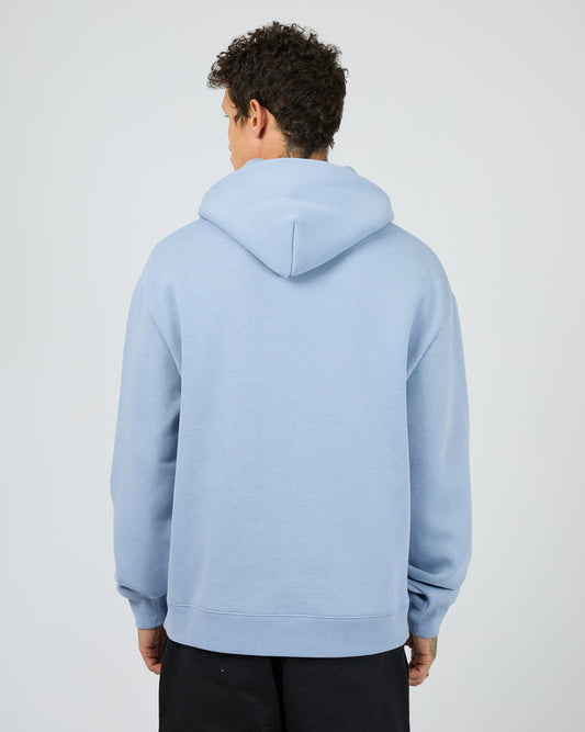 St Goliath Vapor Hoodie - Blue | Men's Relaxed Fit Fleece Hoodie