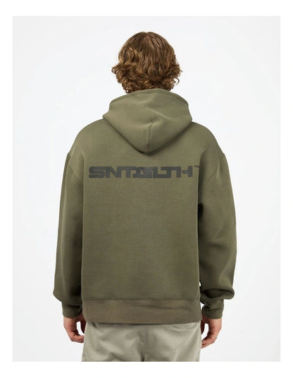 St Goliath Sensor Hoodie - Khaki | Relaxed Fit Streetwear Hoodie