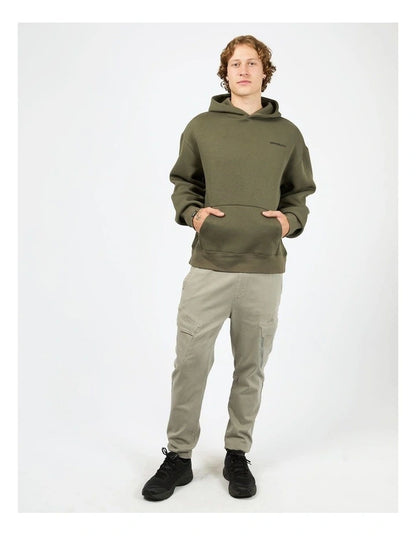St Goliath Sensor Hoodie - Khaki | Relaxed Fit Streetwear Hoodie