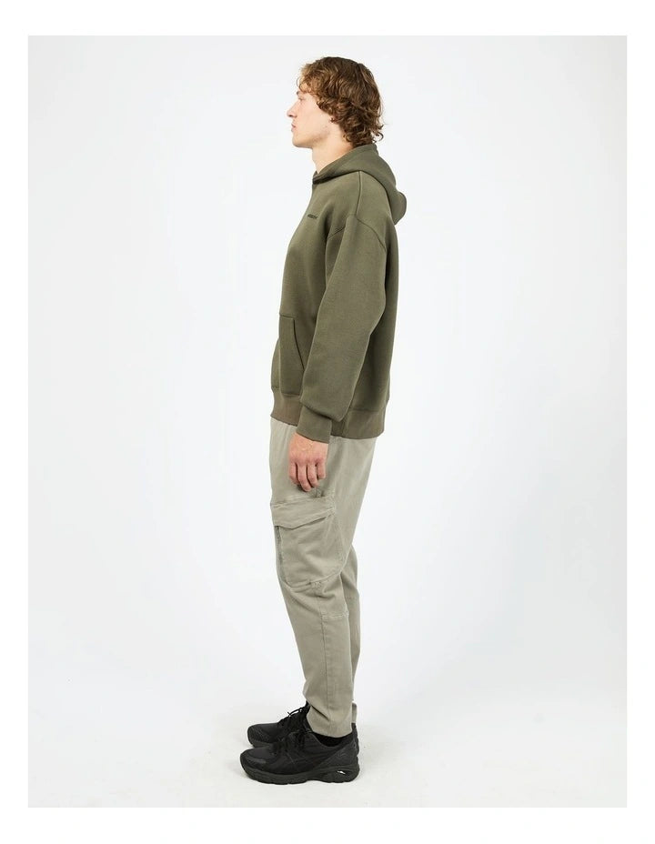 St Goliath Sensor Hoodie - Khaki | Relaxed Fit Streetwear Hoodie