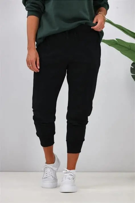 Silent Theory Falling Bricks Pants - Black | Women’s Everyday Relaxed Pants