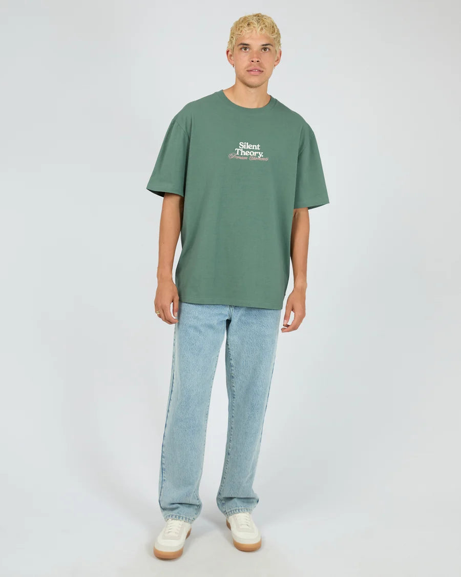 Silent Theory Critical Tee - Green | Men's Everyday Cotton T-Shirt