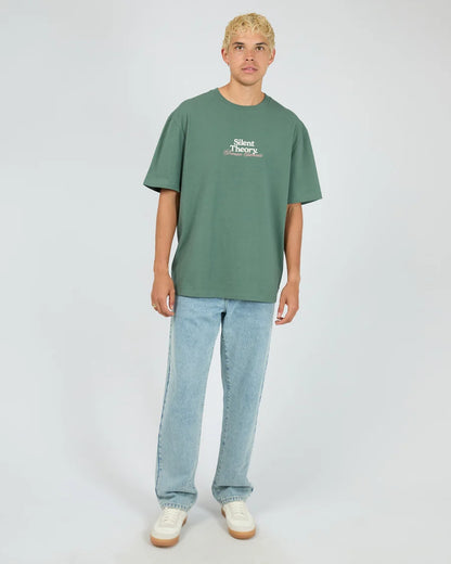 Silent Theory Critical Tee - Green | Men's Everyday Cotton T-Shirt