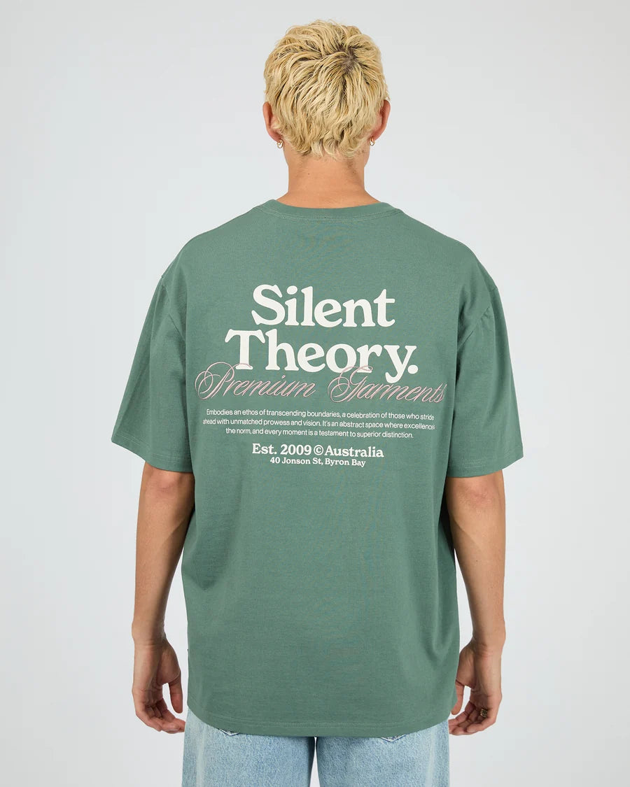 Silent Theory Critical Tee - Green | Men's Everyday Cotton T-Shirt