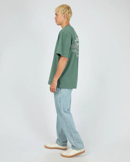 Silent Theory Critical Tee - Green | Men's Everyday Cotton T-Shirt