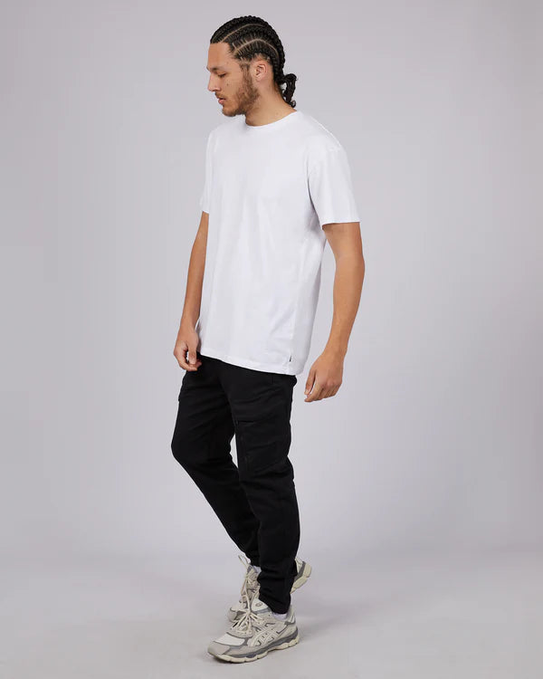 St Goliath Inset Cargo Pant - Black | Men's Relaxed Tapered Cargo Pants