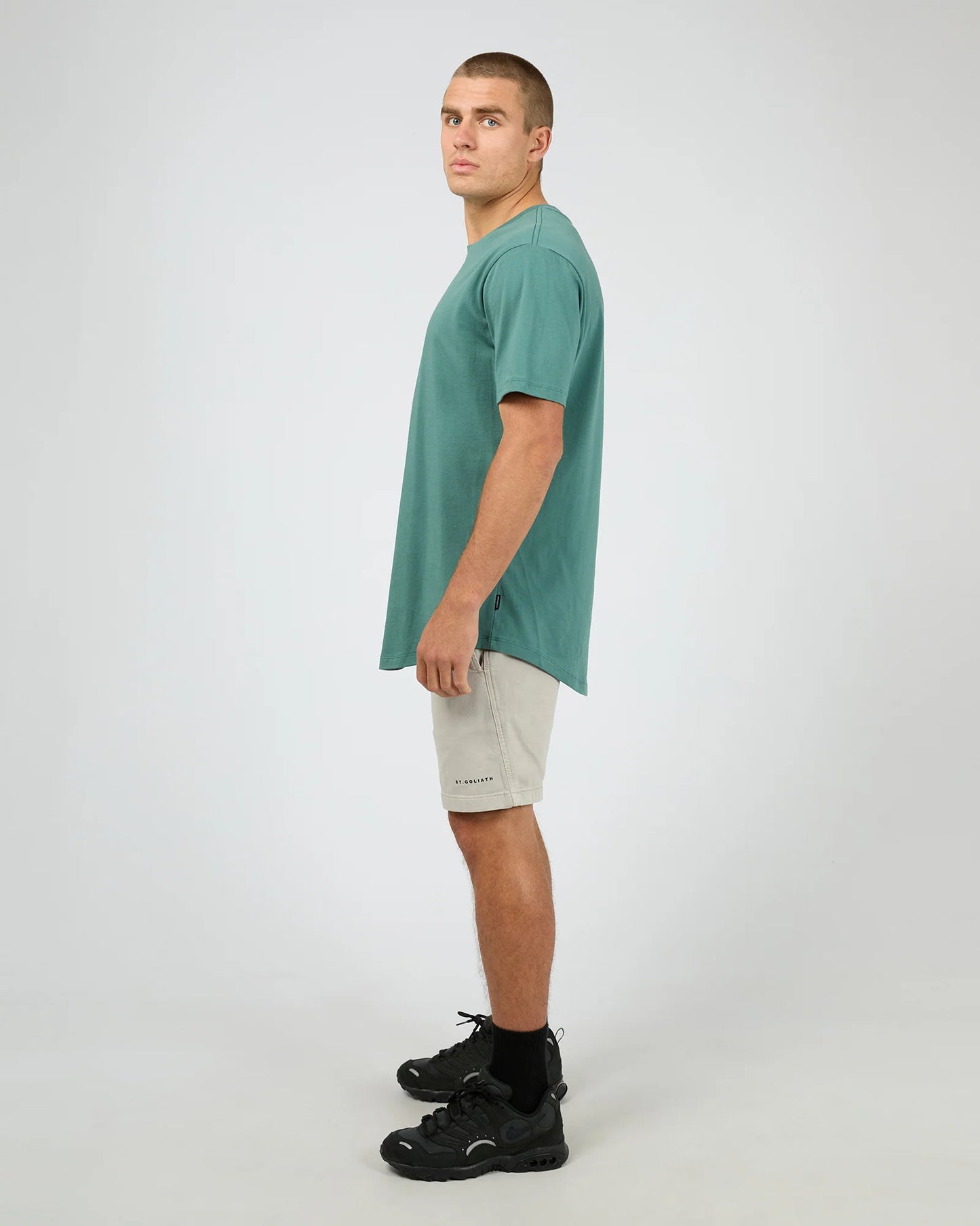 St Goliath Cypher Tee - Jade | Men's Slim Fit Streetwear T‑Shirt