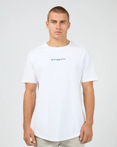 St Goliath Cypher Tee - White | Men's Slim Fit Streetwear T‑Shirt