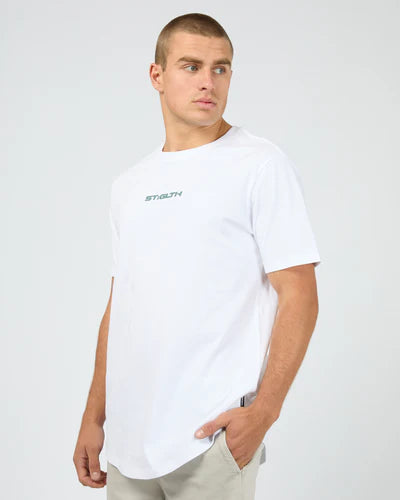 St Goliath Cypher Tee - White | Men's Slim Fit Streetwear T‑Shirt