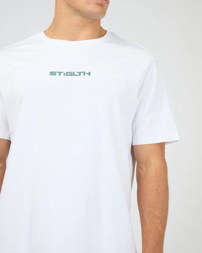 St Goliath Cypher Tee - White | Men's Slim Fit Streetwear T‑Shirt