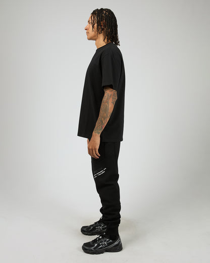 St Goliath Sensor Track Pant - Black | Men’s Relaxed Fit Jogger Pant