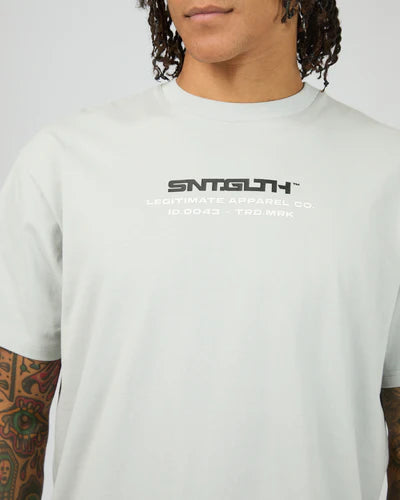 St Goliath Sensor Tee - Grey | Men’s Everday Cotton Graphic Tee
