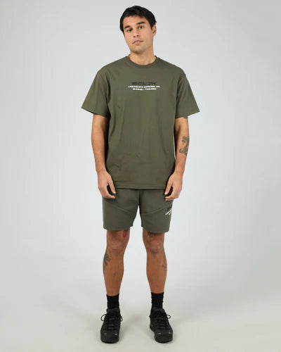 St Goliath Sensor Tee - Khaki | Men’s Cotton Graphic T-Shirt