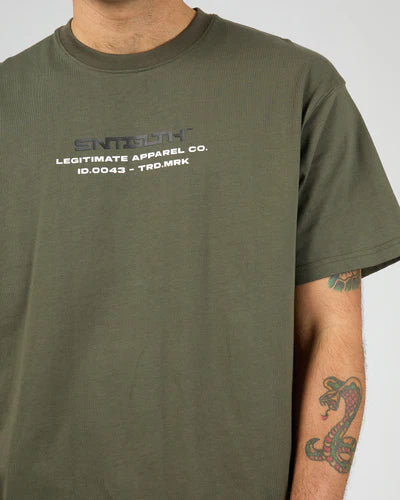 St Goliath Sensor Tee - Khaki | Men’s Cotton Graphic T-Shirt