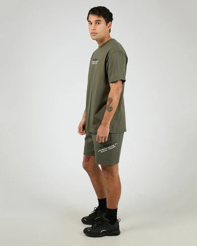St Goliath Sensor Tee - Khaki | Men’s Cotton Graphic T-Shirt