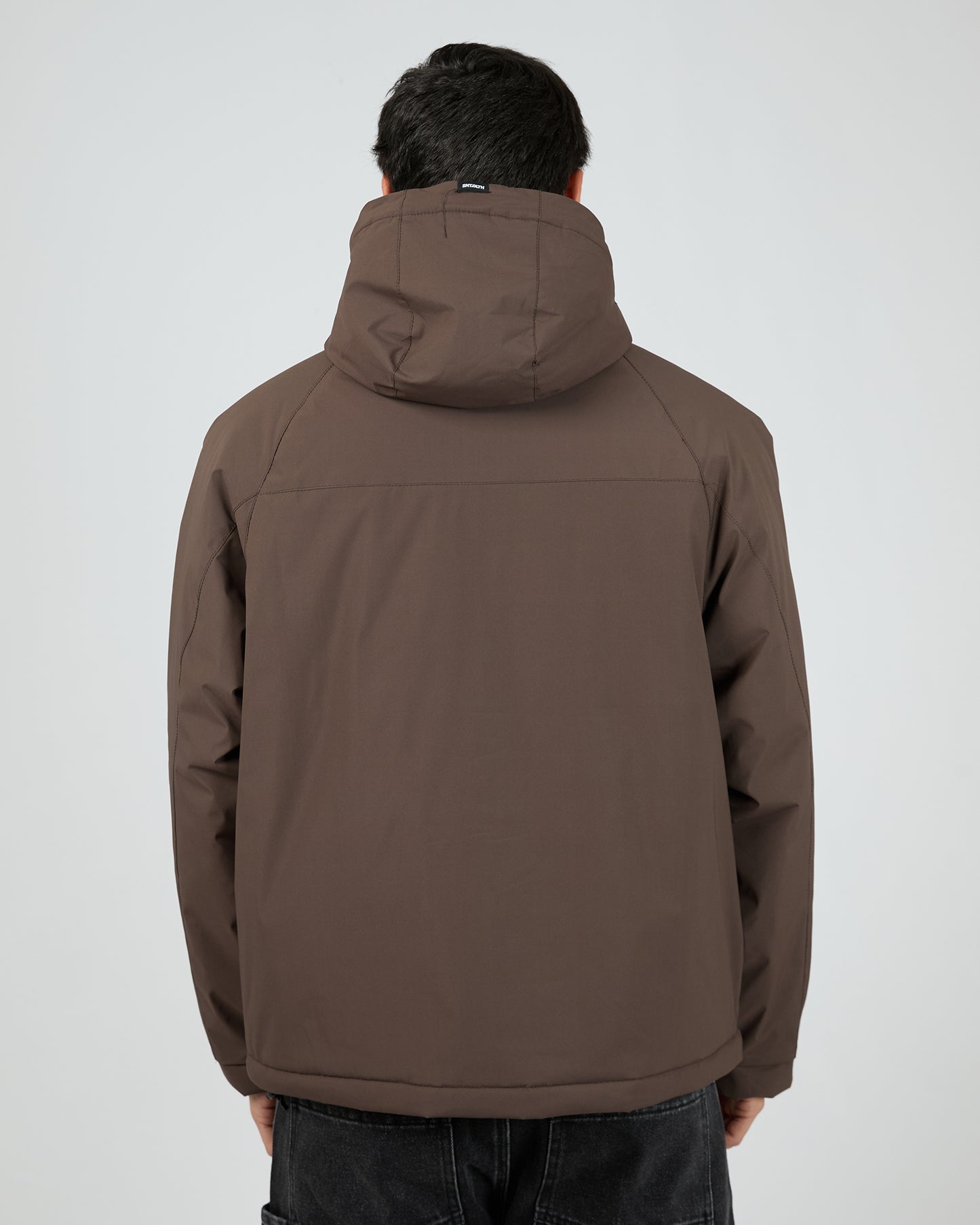 St Goliath Canyon Jacket - Brown | Men's Hooded Zip Jacket
