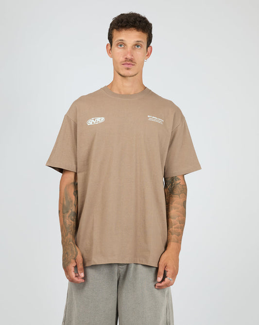 St Goliath Archive Tee - Dust | Men's Heavyweight Cotton Graphic T-Shirt