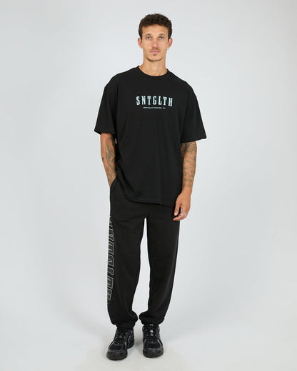 St Goliath Hurricane Tee - Black | Men's Everyday Cotton T-Shirt