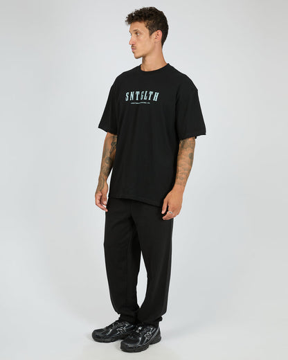 St Goliath Hurricane Tee - Black | Men's Everyday Cotton T-Shirt