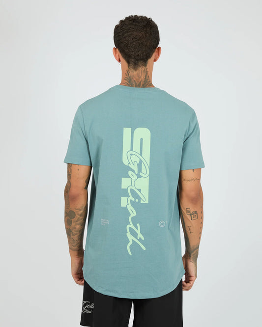 St Goliath Connect Tee - Green | Men's Cotton Graphic T-Shirt