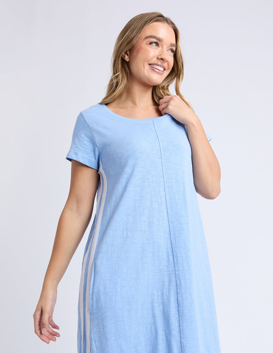 Foxwood Recovery Dress - Light Blue | Women’s Relaxed Cotton Midi Dress