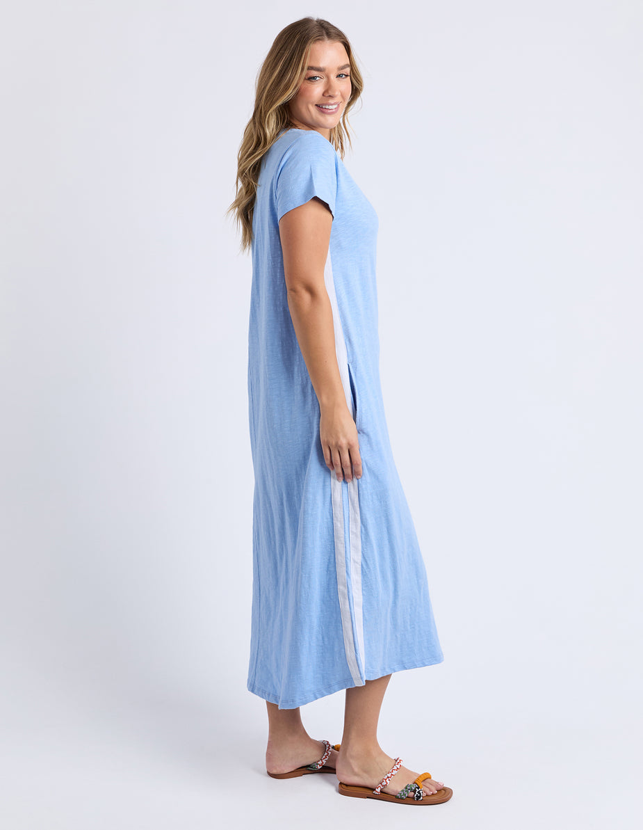 Foxwood Recovery Dress - Light Blue | Women’s Relaxed Cotton Midi Dress
