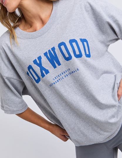 Foxwood Interval Tee - Grey Marle & Blue