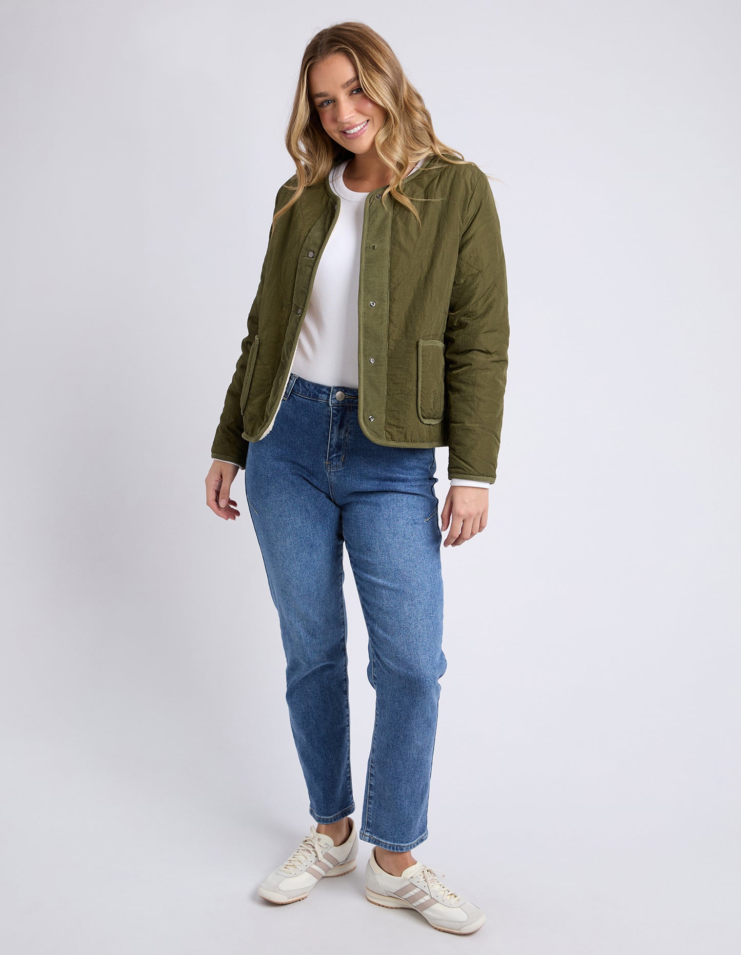 Foxwood Alberta Quilted Jacket - Winter Moss | Women's Quilted Jacket