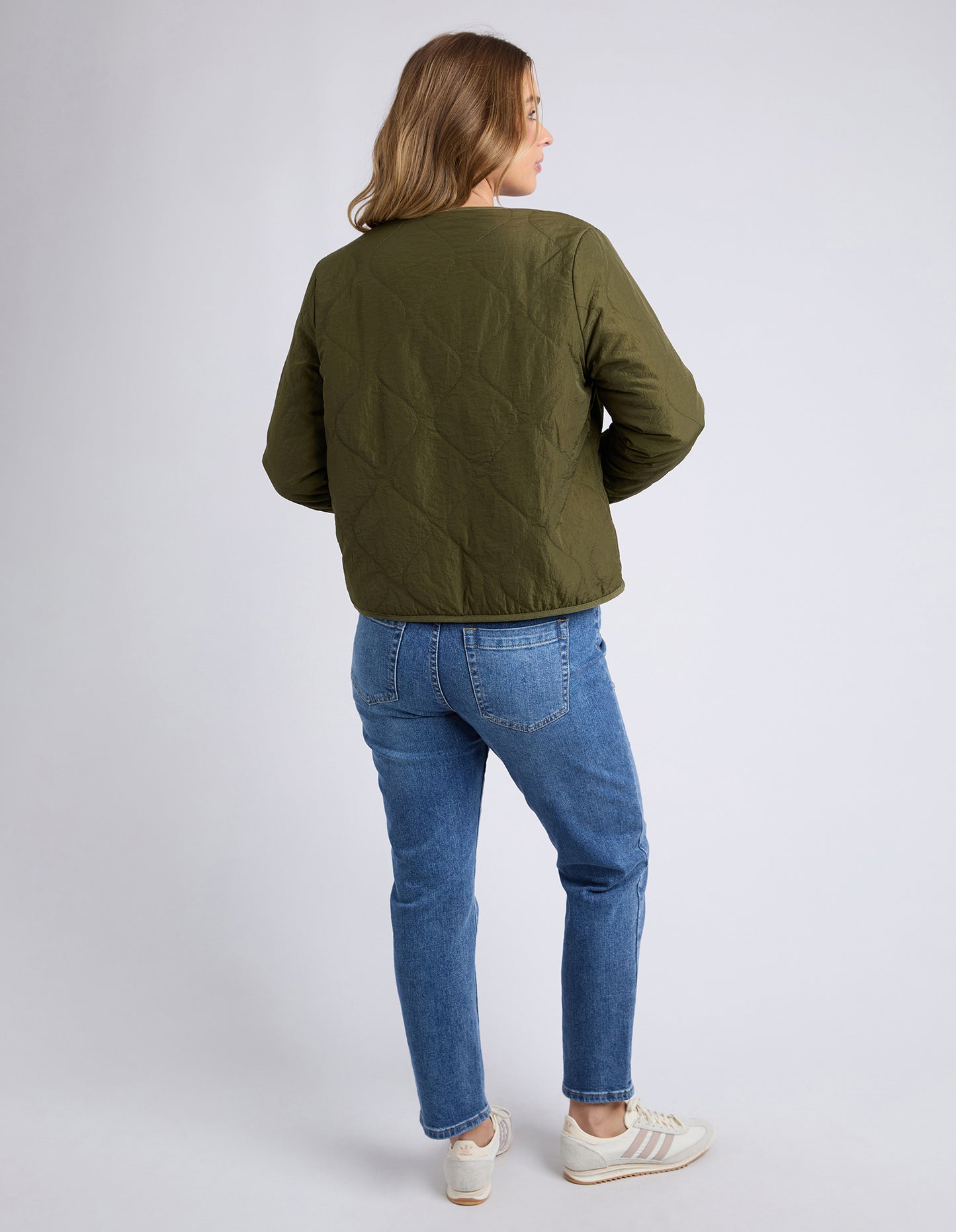 Foxwood Alberta Quilted Jacket - Winter Moss | Women's Quilted Jacket