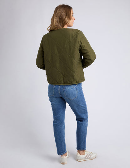 Foxwood Alberta Quilted Jacket - Winter Moss | Women's Quilted Jacket