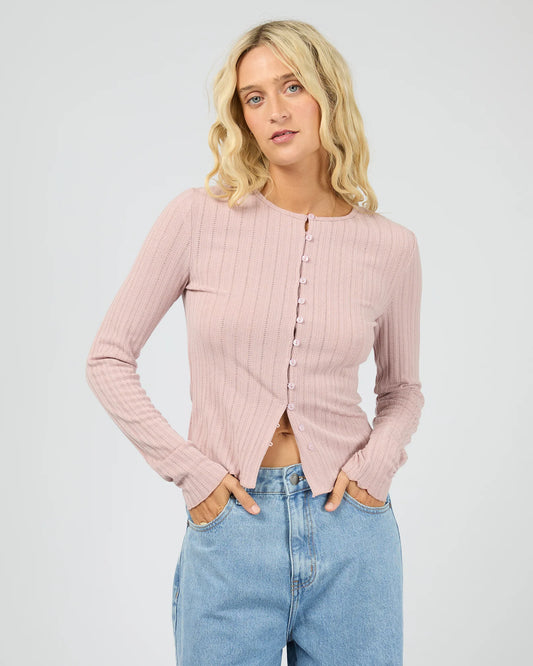 All About Eve Tarni Knit Top in Fawn -womens knit top with modern style