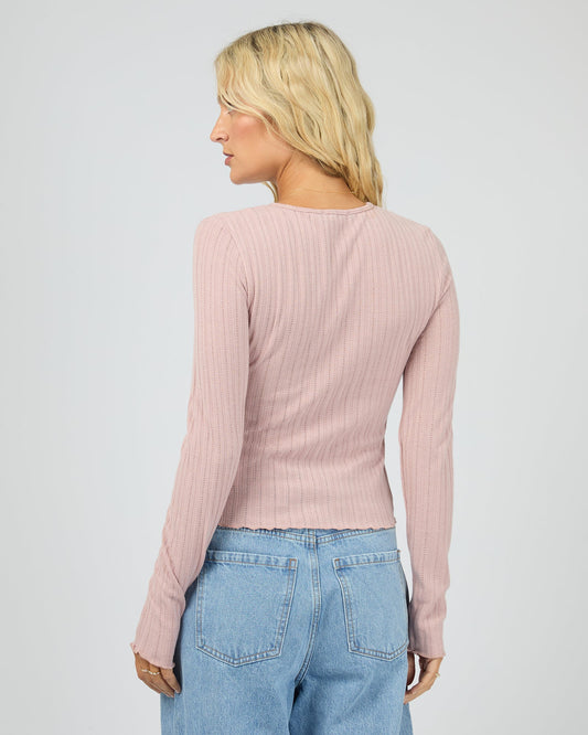 All About Eve Tarni Knit in Fawn - back view of Tarni Knit