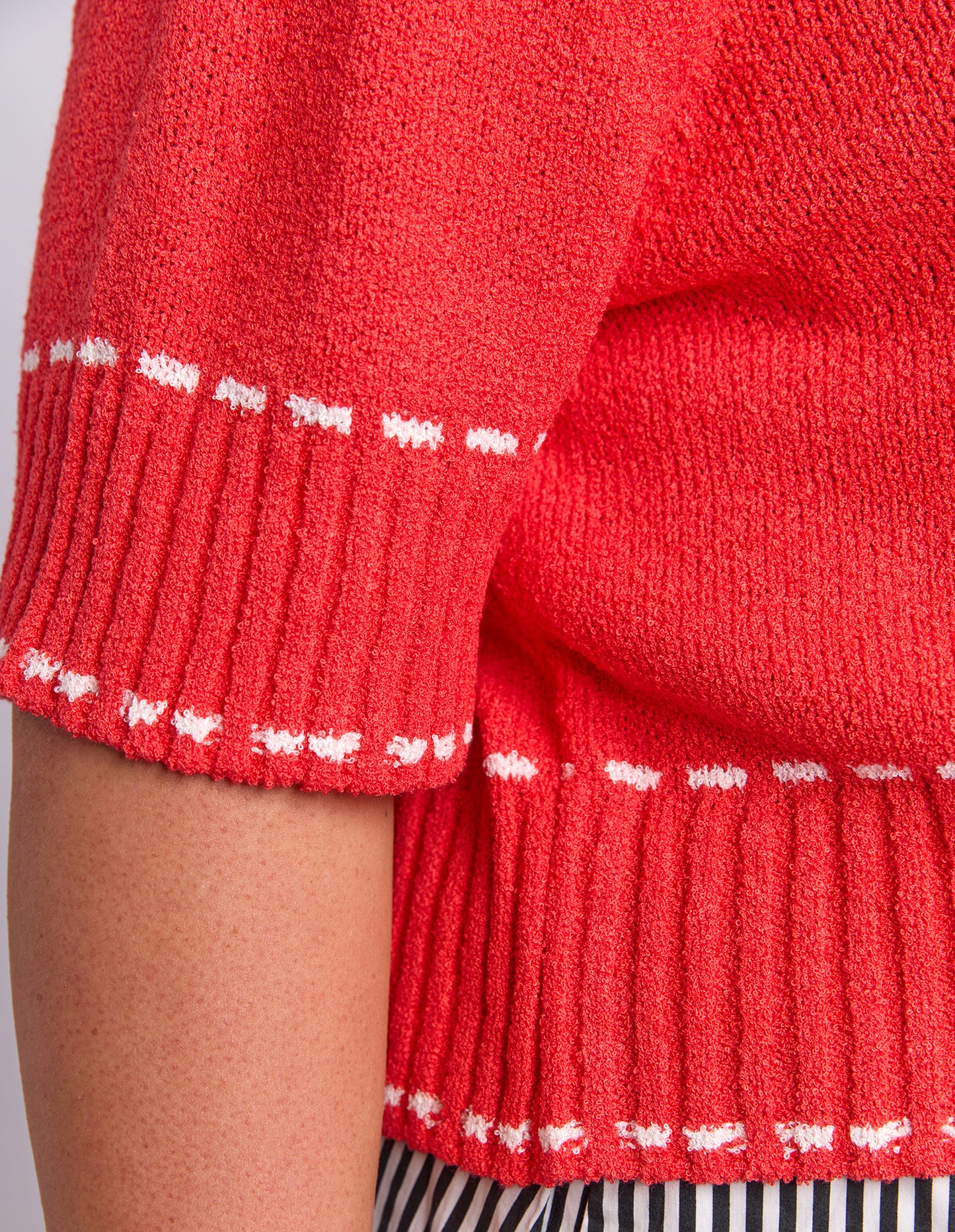 Elm Honey Knit Top - Tangelo | Boxy Fit Everyday Knit