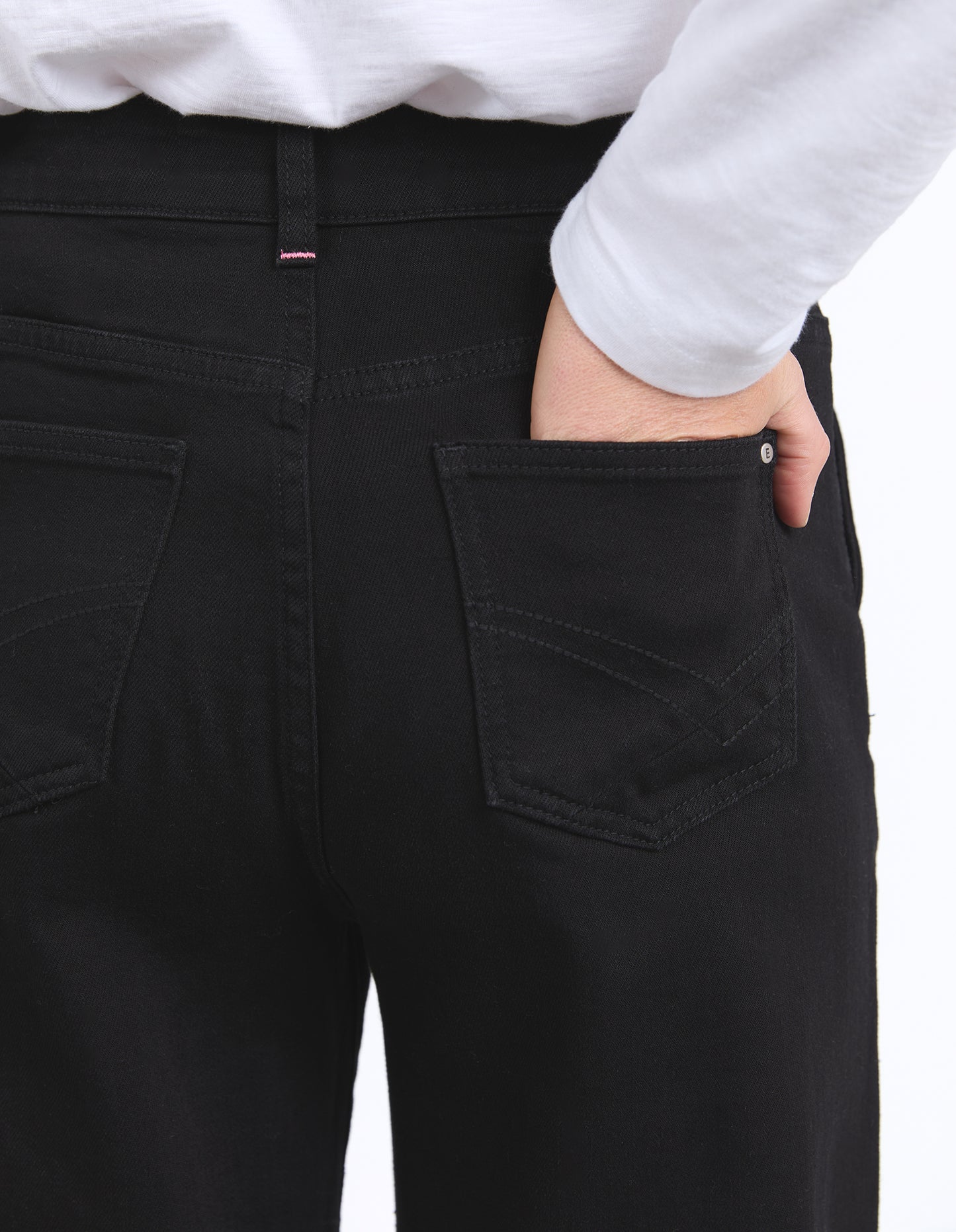 Elm Izzy Wide Leg Jean - Black Wash | Women’s Everyday Wide Leg Denim Jean