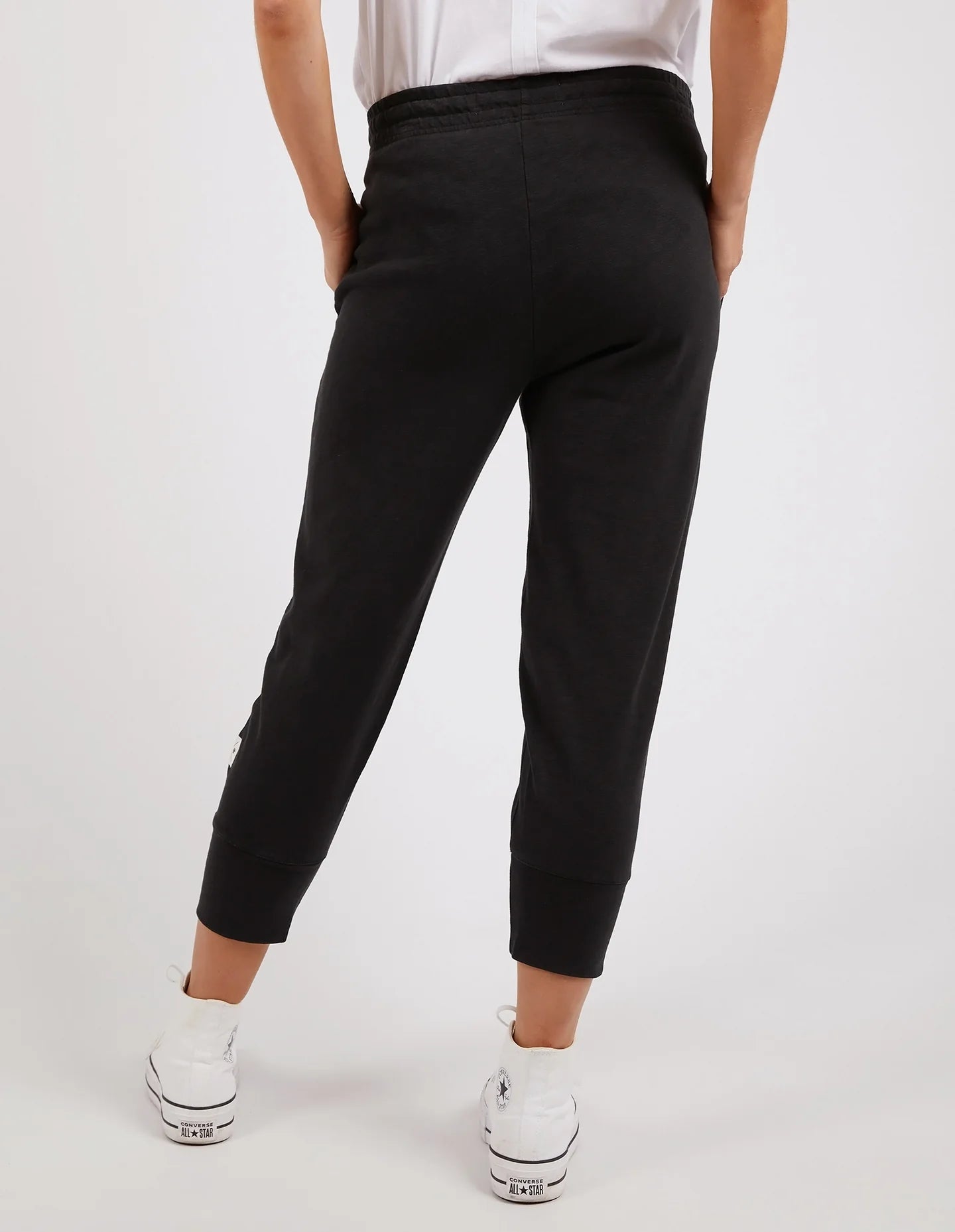 Elm Brunch Pant – Black | Women’s Relaxed Cotton Jersey Pant