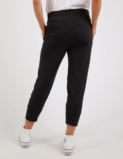 Elm Brunch Pant – Black | Women’s Relaxed Cotton Jersey Pant