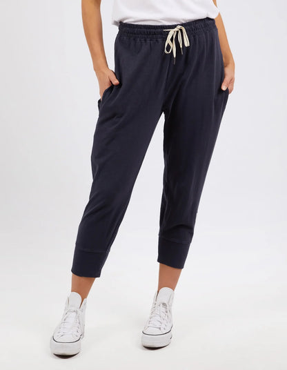 Elm Brunch Pant – Navy | Women’s Relaxed Cotton Jersey Pant