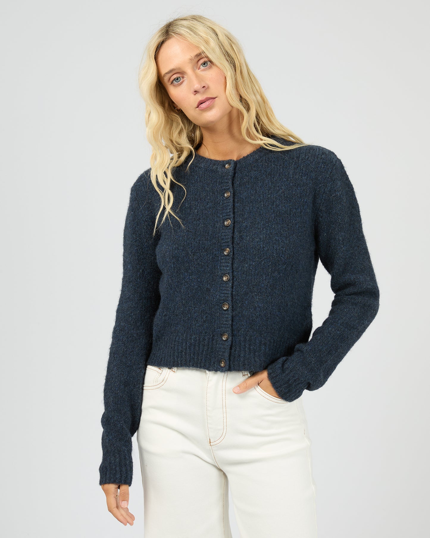 Women’s ink textured cardigan – AAE Bayside
