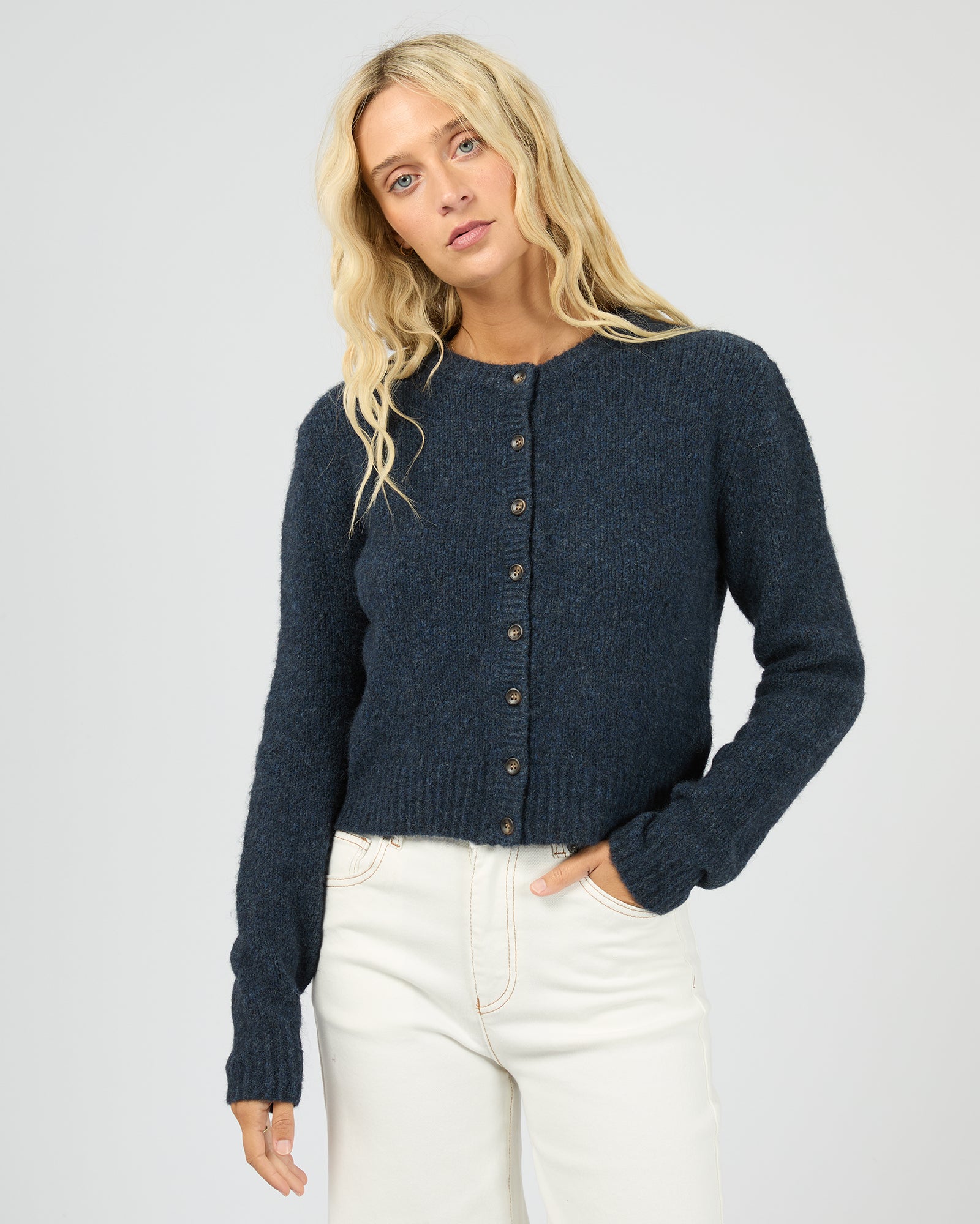 Women’s ink textured cardigan – AAE Bayside