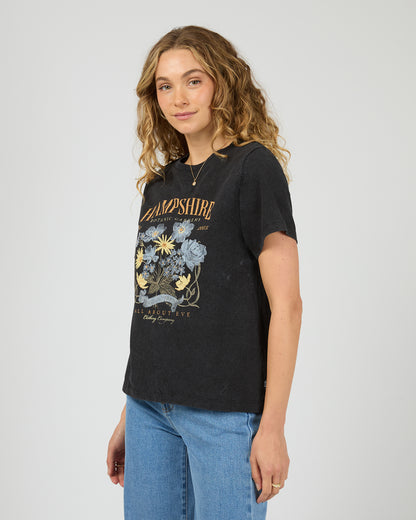 Side angle of Hampshire Regular Tee by All About Eve