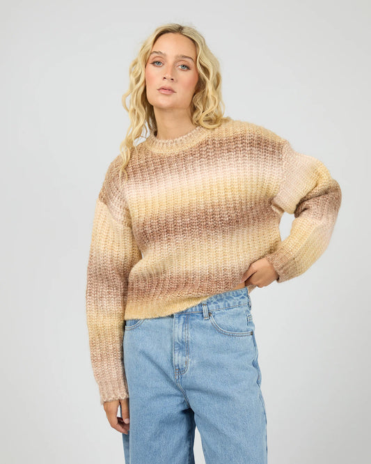 Front view of the All About Eve Bree Knit in Multicolour — Salt & Honey Boutique