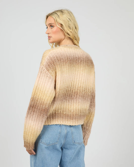 Back view of the All About Eve Bree Knit Multicolour — Salt & Honey NZ
