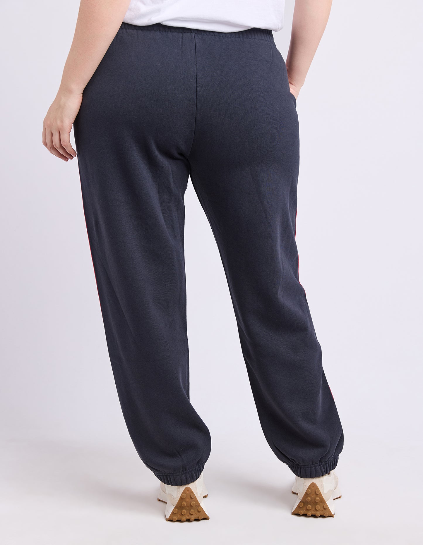 Elm Lover Track Pant - Navy | Women's Relaxed Fit Brushed Fleece Trackpants