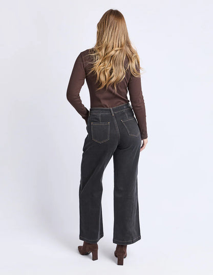 Foxwood Balmy Jean - Washed Black | Stretch Denim Women's Jeans