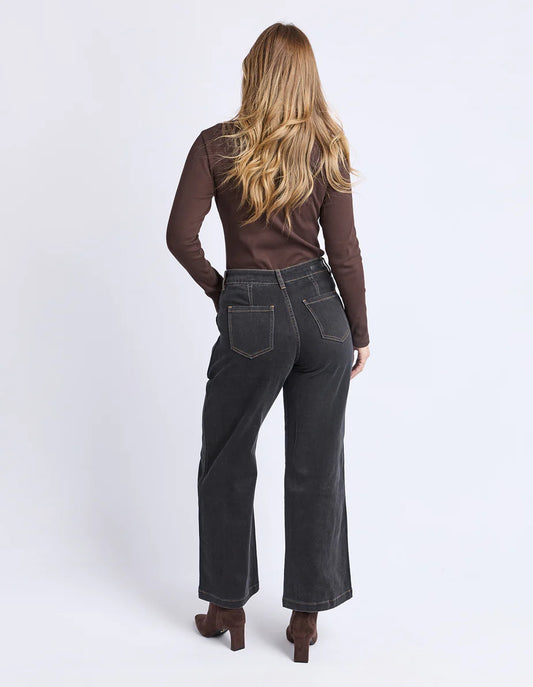 Foxwood Balmy Jean - Washed Black | Stretch Denim Women's Jeans