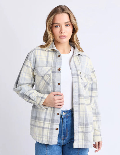 Foxwood Dixie Check Shirt - Navy | Women's Cotton Check Shirt